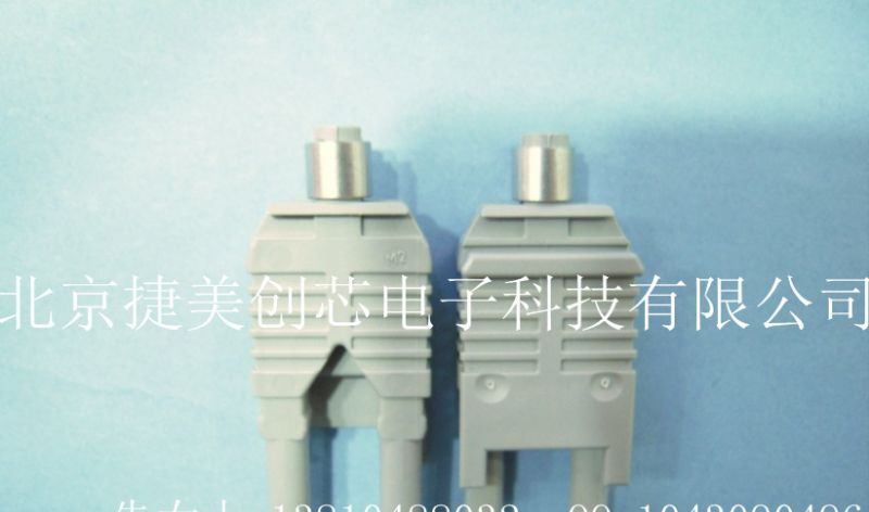 供应塑料光纤连接器带有压接环的灰白色双工连接器HFBR-4516Z 原装 假一罚十