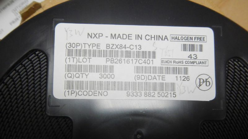 供应贴片二三极管 BZX84-C13