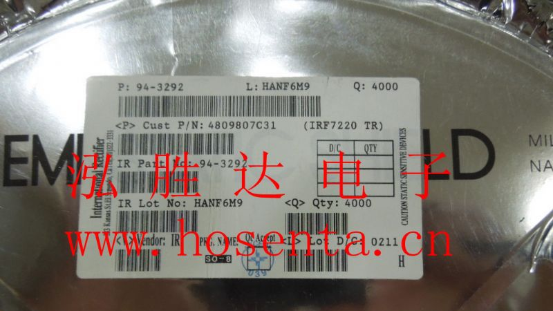 供应MOS管  IRF7220TR