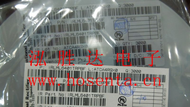 供应场效应管 IRLML6401TRPBF