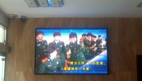 LED贴墙式电子显示屏、