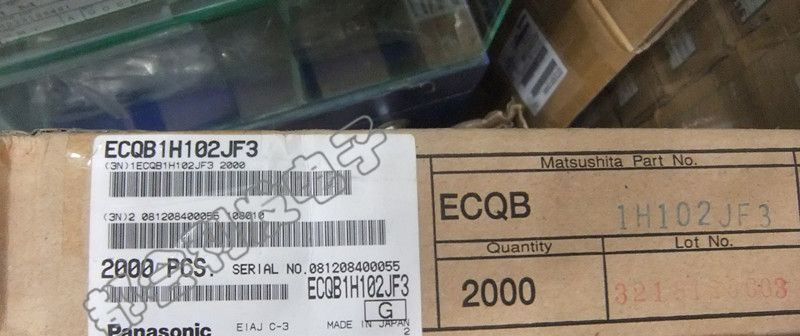 供应松下CBB金属膜电容63v102 ECQB1H102JF3 价格优势！