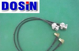 供应 BNC连接器，BNC公对SMB公 RG174接口线