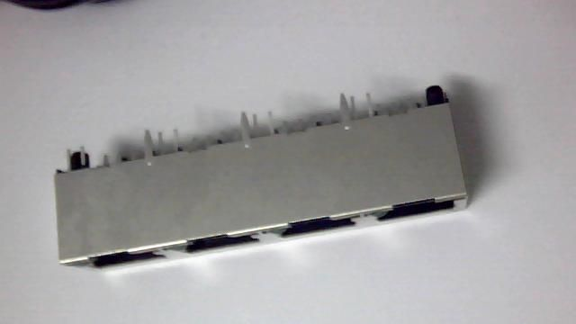 供应RJ45论 1*4ports,带LED灯