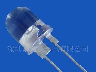8MM圆头0.5W大功率白光LED