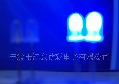 3mm乳白发蓝长脚led指示灯 发光二极管 日光灯