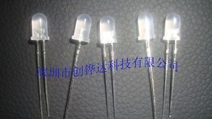 发光二极管LED5mm白发雾状白灯+齐纳二极管