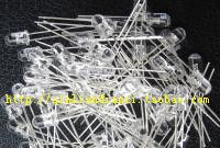 特价5mm 6000-8000mcd 蓝色 蓝光 白发蓝 LED 发光二极管 80元/K