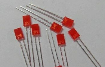2*5*7红发红长脚普亮LED指示灯发光二极管 灯管