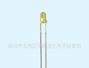 厂家供应F5(5MM)黄发黄长脚无边超高亮LED发光二极管