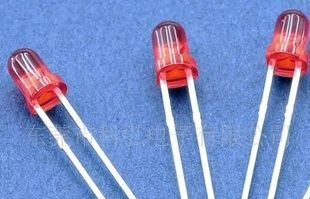 发光二极管 5mm白发红