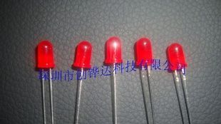发光二极管LED5mm红发雾状红灯