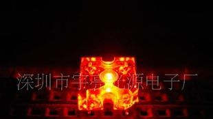 批发供应平头食人鱼红色LED发光二极管