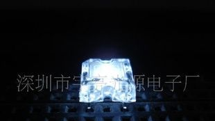 批发供应平头食人鱼白光LED发光二极管