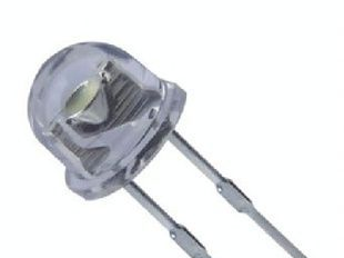 LED发光二极管F5钢盔暖白光