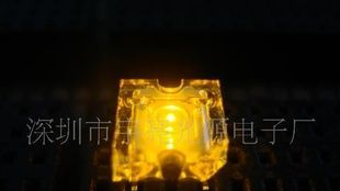 批发供应平头食人鱼黄光LED