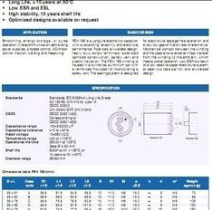 BHC螺柱焊机电解电容PEH169（105摄氏度）