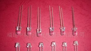 特价圆头白灯LED、草帽白光发光二极管