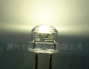 低衰减 5MM草帽LED白发白(图)