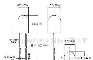 547大椭圆LED发光二极管蓝