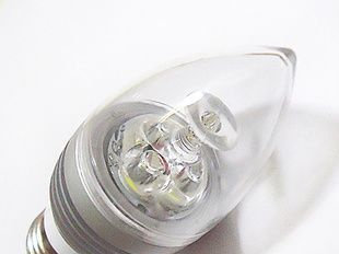 E27 实体亚克力LED大功率尖泡灯LED 正白 暖白LED大功率灯饰
