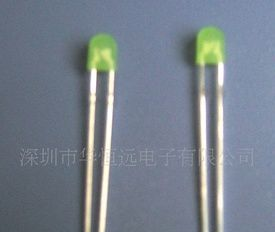 厂家直销-φ3短脚高亮绿发绿LED