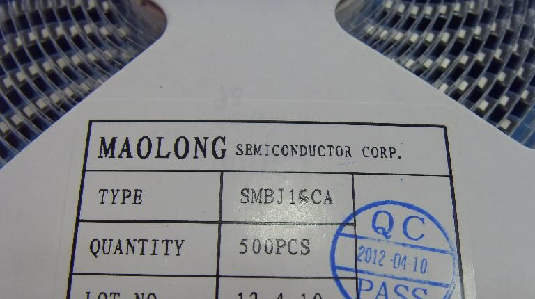 供应600瓦的瞬态抑制二极管SMBJ16CA
