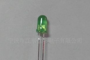 5mm绿发绿短脚led指示灯 发光二极管