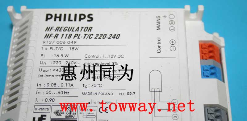 供应PHILIPS HF-R 118/218 113/213 126/226 PL-T/C  III电子镇流器