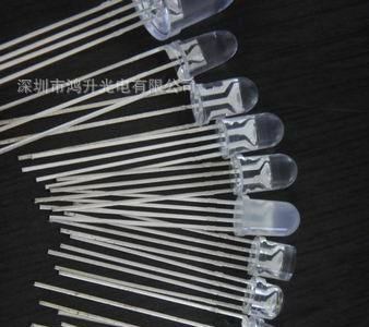大量供应F3LED矮胶体绿绿双色透明/LED红绿双色/红绿双色LED