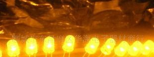 电子灯箱用白发黄连体LED\高亮发光二极管/连体黄灯