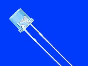 5MM平头白发红LED/平头红灯LED/LED红光 发光二极管