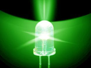 圆头高亮 5MM白发翠绿LED/ LED绿灯