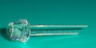 出口内销F5/5MM草帽白发红灯珠