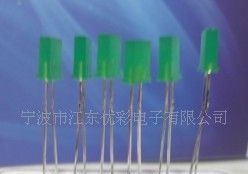 2*5*7绿发绿长脚高亮LED指示灯发光二极管