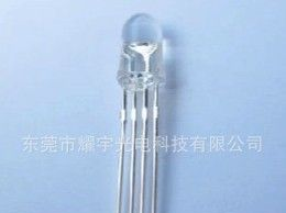 批发供应5mm圆头无边白发白高亮LED发光二极管
