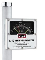 KING INSTRUMENT Flowmeter 7710 Series