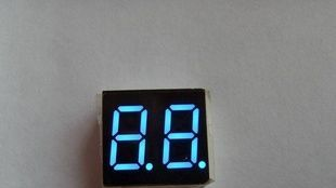 0.36双位蓝色数码管