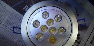 大功率LED天花灯 9X1W 成品、套件