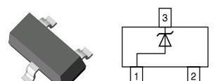 【厂家直销】先科ST BZX84B2V7贴片稳压二极管【齐纳】SOT-23