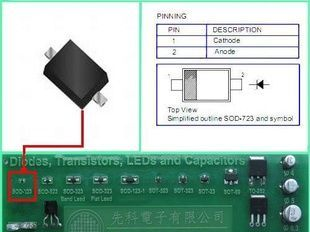 【厂家直销】先科【SOD-723 】ST突波瞬变抑制二极管ESD7Z3V3