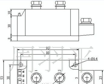 三社DF100AA160模块可控硅（拆机）