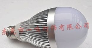 航空高压铸铝+乳白玻璃罩LED球泡灯