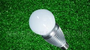 铝质5W大功率LED灯泡，新品推荐！