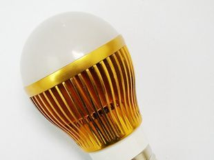3W LED球泡灯/LED照明 金色外壳LED灯 大功率LED灯具
