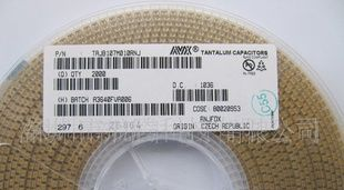  AVX钽电容胆电容原装现货TAJB107M010RNJ 100uf 10V B型