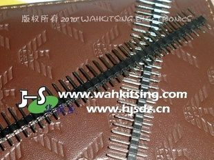 单排排针2.54脚距  40针