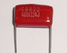 CBB电容 金属化电容 薄膜电容 0.22UF 224 400V 220NF 400V