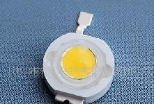 大功率LED灯珠1w 正白/暖白光源90-100LM(可当3W用)