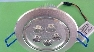 大功率led天花灯 大功率5W天花灯 大功率白光led灯